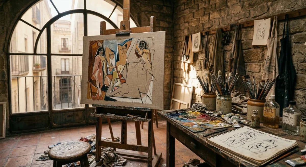 Adéntrese en la etapa barcelonesa de Picasso a través de un recorrido artístico inspirador.
